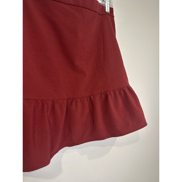 J.Crew Mercantile Womens Sz 6 lined flounced mini skirt Trendy Y2K - Picture 5 of 10